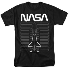 NASA Shuttle Men's 18/1 Cotton Short-Sleeve T-Shirt