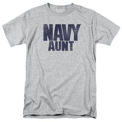 Navy Aunt Men's 18/1 Cotton Short-Sleeve T-Shirt