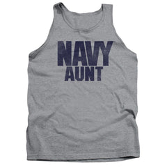 Navy Aunt Men's 18/1 Cotton Tank Top