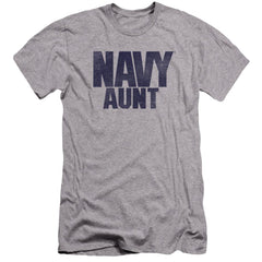 Navy Aunt Men's Ultra-Soft 30/1 Cotton Slim Short-Sleeve T-Shirt