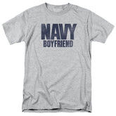 Navy Boyfriend Men's 18/1 Cotton Short-Sleeve T-Shirt