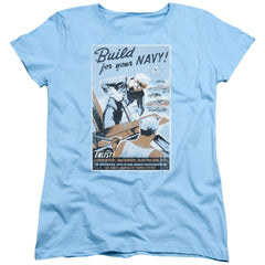 Navy Build Your Navy Women's 18/1 Cotton Short-Sleeve T-Shirt
