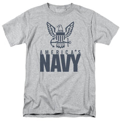 Navy Eagle Logo Men's 18/1 Cotton Short-Sleeve T-Shirt