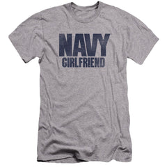Navy Girlfriend Men's Ultra-Soft 30/1 Cotton Slim Short-Sleeve T-Shirt