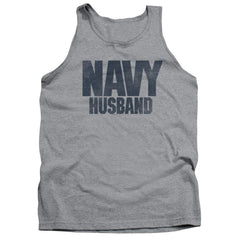 Navy Husband Men's 18/1 Cotton Tank Top