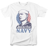 Navy Join Now Men's 18/1 Cotton Short-Sleeve T-Shirt
