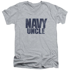 Navy Uncle Men's 30/1 Cotton Slim V-Neck T-Shirt