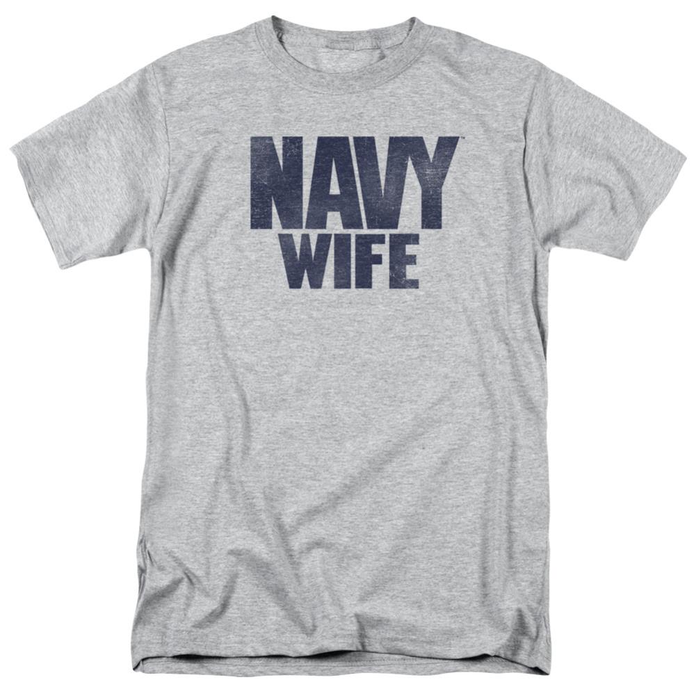 Navy Wife Men's 18/1 Cotton Short-Sleeve T-Shirt