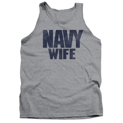 Navy Wife Men's 18/1 Cotton Tank Top