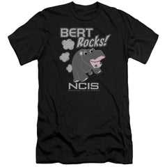 NCIS Bert Rocks Men's Ultra-Soft 30/1 Cotton Slim Short-Sleeve T-Shirt