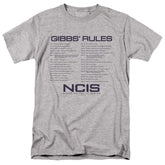 NCIS Gibbs Rules Men's 18/1 Cotton Short-Sleeve T-Shirt