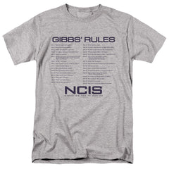 NCIS Gibbs Rules Men's 18/1 Cotton Short-Sleeve T-Shirt