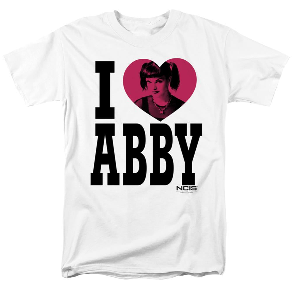NCIS I Heart Abby Men's 18/1 Cotton Short-Sleeve T-Shirt
