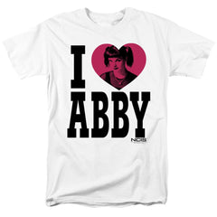 NCIS I Heart Abby Men's 18/1 Cotton Short-Sleeve T-Shirt