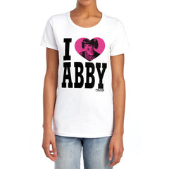 NCIS I Heart Abby Women's 18/1 Cotton Short-Sleeve T-Shirt
