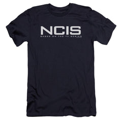 NCIS Logo Men's Ultra-Soft 30/1 Cotton Slim Short-Sleeve T-Shirt
