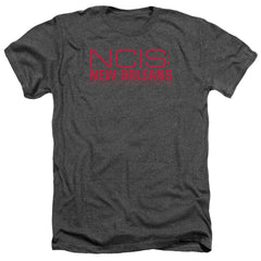 NCIS: New Orleans Logo Men's 30/1 Heather 60 40 Poly Short-Sleeve T-Shirt