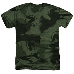 Nerf Camo Men's 30/1 Cotton Poly SS Heather T