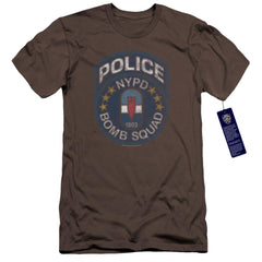 New York City Bomb Squad Men's Ultra-Soft 30/1 Cotton Slim Short-Sleeve T-Shirt