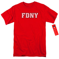 New York City FDNY Men's 18/1 Cotton Short-Sleeve T-Shirt