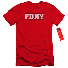 New York City FDNY Men's Ultra-Soft 30/1 Cotton Slim Short-Sleeve T-Shirt