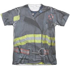 New York City FDNY Uniform Men's Regular Fit Poly Cotton Short-Sleeve T-Shirt