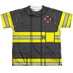 New York City Firefighter Uniform Youth Regular Fit Poly Short-Sleeve T-Shirt