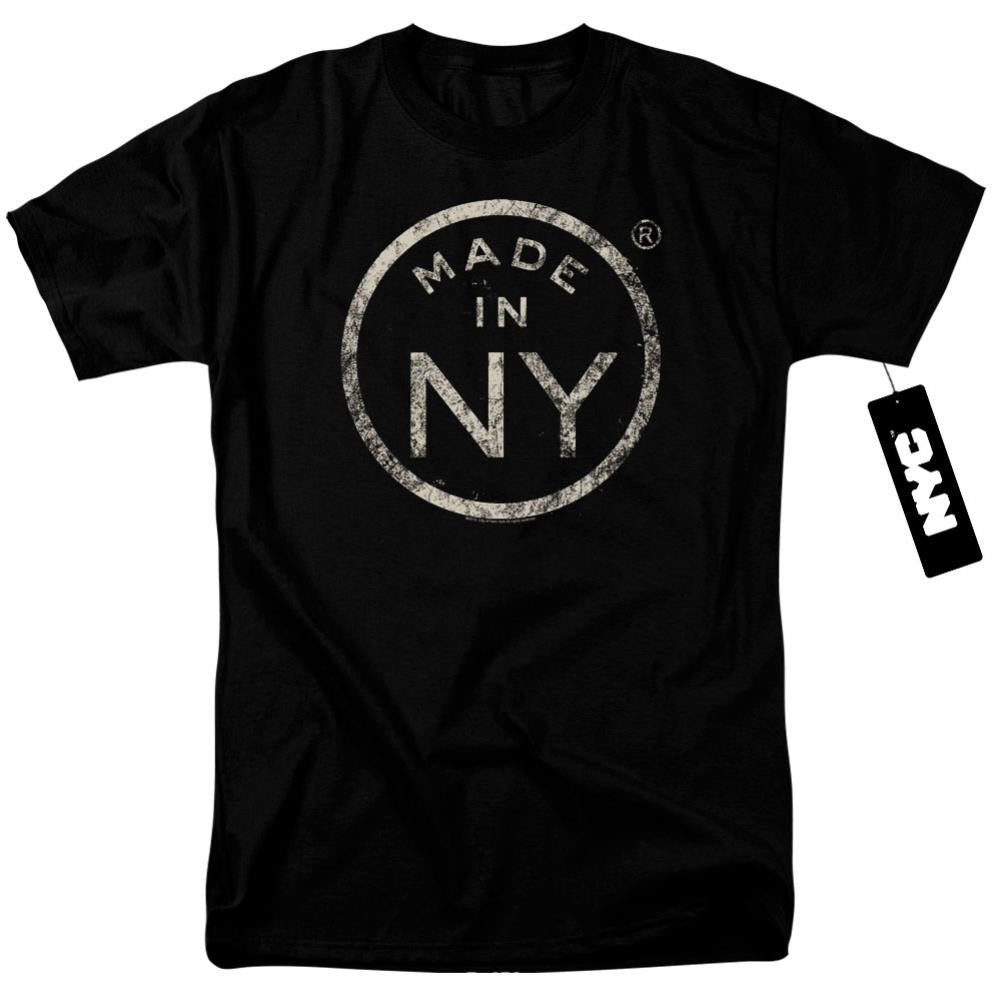 New York City NY Made Men's 18/1 Cotton Short-Sleeve T-Shirt