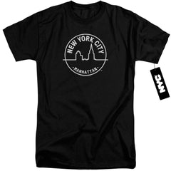 New York City See NYC Manhattan Men's 18/1 Tall Cotton Short-Sleeve T-Shirt