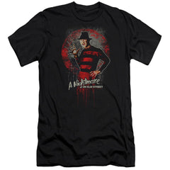 Nightmare On Elm Street This Is God Men's Ultra-Soft 30/1 Cotton Slim Short-Sleeve T-Shirt