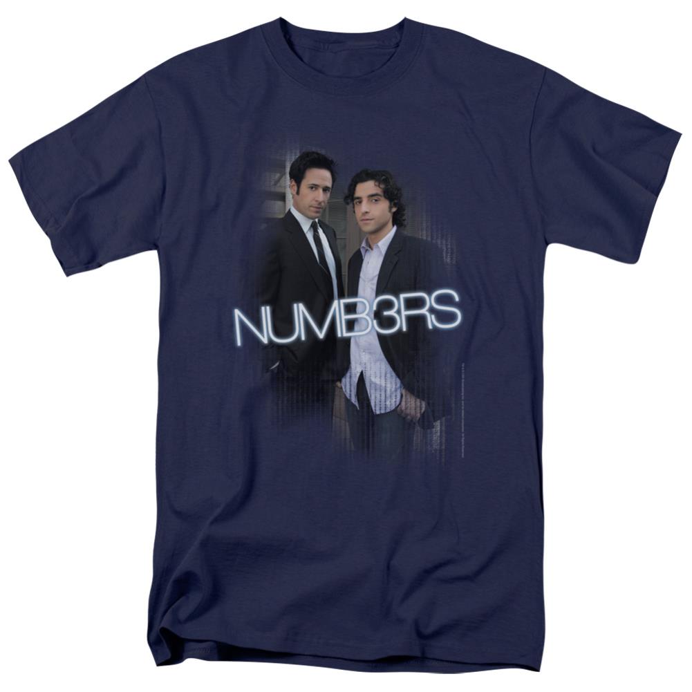 Numb3Rs Don & Charlie Men's 18/1 Cotton Short-Sleeve T-Shirt