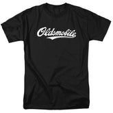 Oldsmobile Oldsmobile Cursive Logo Men's 18/1 Cotton Short-Sleeve T-Shirt