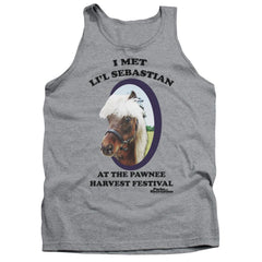 Parks And Recreation Lil Sebastian Men's 18/1 Cotton Tank Top