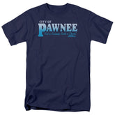 Parks And Recreation Pawnee Men's 18/1 Cotton Short-Sleeve T-Shirt