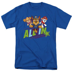 Paw Patrol All In Men's 18/1 Cotton Short-Sleeve T-Shirt