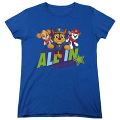 Paw Patrol All In Women's 18/1 Cotton Short-Sleeve T-Shirt