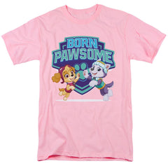 Paw Patrol Born Pawsome Skye & Everest Men's 18/1 Cotton Short-Sleeve T-Shirt