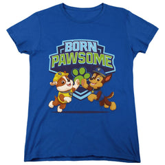 Paw Patrol Born Pawsome Women's 18/1 Cotton Short-Sleeve T-Shirt