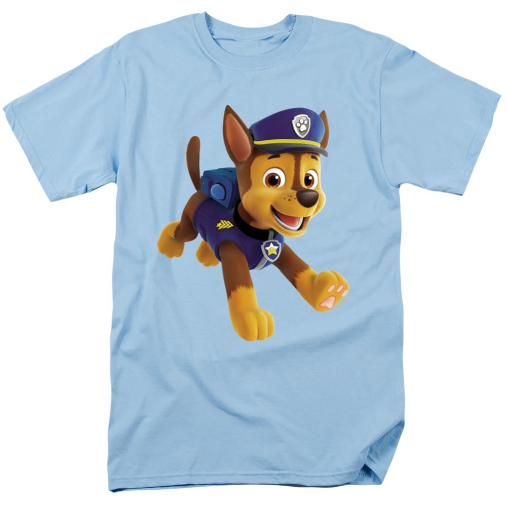 Paw Patrol Chase Men's 18/1 Cotton Short-Sleeve T-Shirt