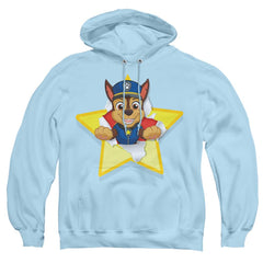 Paw Patrol Chase Torn Star Men's Pull-Over 75 25 Poly Hoodie