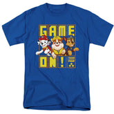 Paw Patrol Game On Team Paw Men's 18/1 Cotton Short-Sleeve T-Shirt
