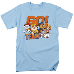 Paw Patrol Go! Team Paw Men's 18/1 Cotton Short-Sleeve T-Shirt