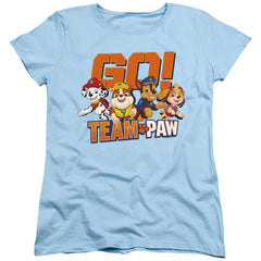 Paw Patrol Go! Team Paw Women's 18/1 Cotton Short-Sleeve T-Shirt