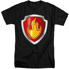 Paw Patrol Marshall Badge Men's 18/1 Tall Cotton Short-Sleeve T-Shirt