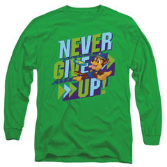 Paw Patrol Never Give Up Men's 18/1 Cotton Long-Sleeve T-Shirt