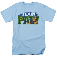 Paw Patrol Team Paw Chase Men's 18/1 Cotton Short-Sleeve T-Shirt