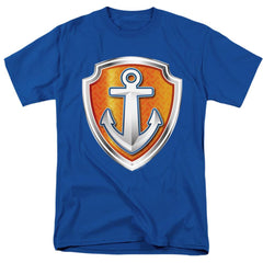 Paw Patrol Zuma Badge Men's 18/1 Cotton Short-Sleeve T-Shirt