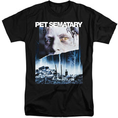 Pet Sematary Poster Art Men's 18/1 Tall Cotton Short-Sleeve T-Shirt