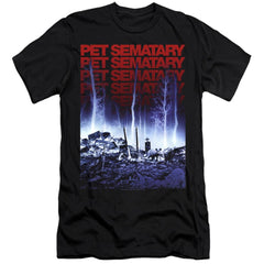 Pet Sematary Sematary Men's Ultra-Soft 30/1 Cotton Slim Short-Sleeve T-Shirt