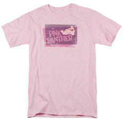 Pink Panther Distressed Men's 18/1 Cotton Short-Sleeve T-Shirt